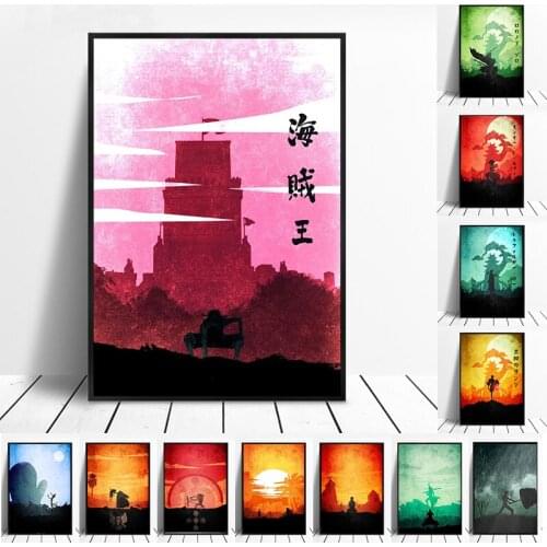 Anime Modern One Piece Series Picture Canvas Painting Poster Nordic HD Print Bedroom Living Room Sofa Wall Art Home Decoration