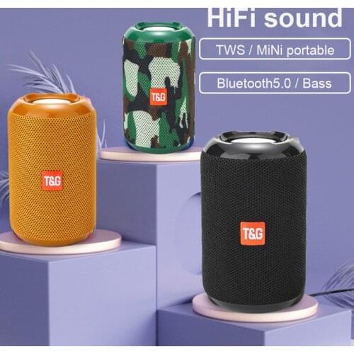 Wireless Bluetooth Super bass Speakers Waterproof Portable Outdoor Mini Column Loudspeaker hifi boombox stereo fm radio subwoofe
