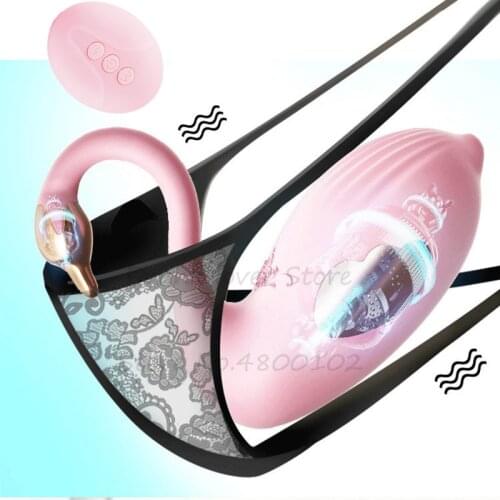 Wireless Remote Control Swan Electric Shock Eggs Vibrator Wearable Vagina Clitoris G Spot Stimulation Foreplay Sex Toy For Women