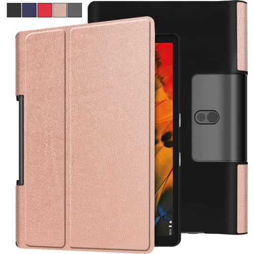 Coque For Lenovo Yoga Smart Tab Case YT-X705F PU Leather Stand Flip Cover For Lenovo Yoga Smart Tab 10 1 Case Funda YT X705F