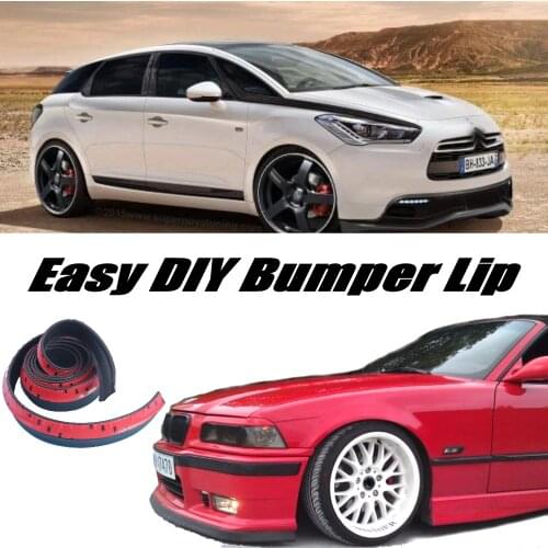 Bumper Lip Deflector Lips For Citroen DS5 DS 5 LS Front Spoiler Skirt For TopGear Friends to Car View Tuning / Body Kit / Strip