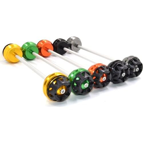 For Kawasaki Z1000 2011-2019 Z800 2013-2016 Z900 2017 Front Axle Fork Wheel Frame Sliders Crash Pads Engine Falling Protection