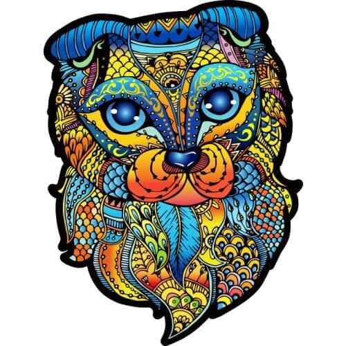 Colorful Wooden Puzzle Leopard DIY Puzzle Crafts Wooden Jigsaw Adults Puzzles Games For Children Interactive Educational Toys