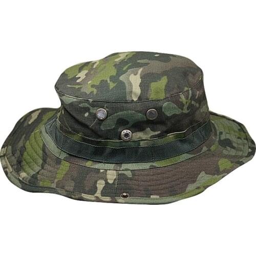 MCTP Green Camouflage Hunting Fishing Outdoor Cap Men Women Camouflage windproof dome Short eaves Cap