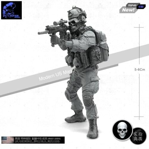 Yufan Model 1/35 Figure Resin Soldier Member Of Skull Squadron Of Us Special Forces Military Model Unmounted Tlp-05