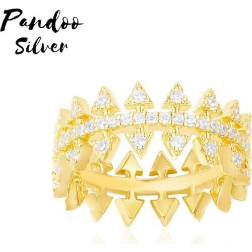 Fashion Charm Silver Original 1:1 Copy Ring Ring, Suitable For Womens Golden Gear Ring Jewelry Gift