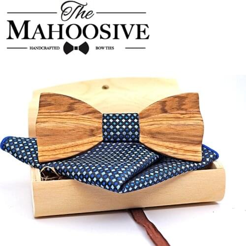 Fashion men wooden bow tie Accessory Wedding Party handmade Wood Bow Tie For Men Butterfly Neck Ties krawatte Gravata necktie