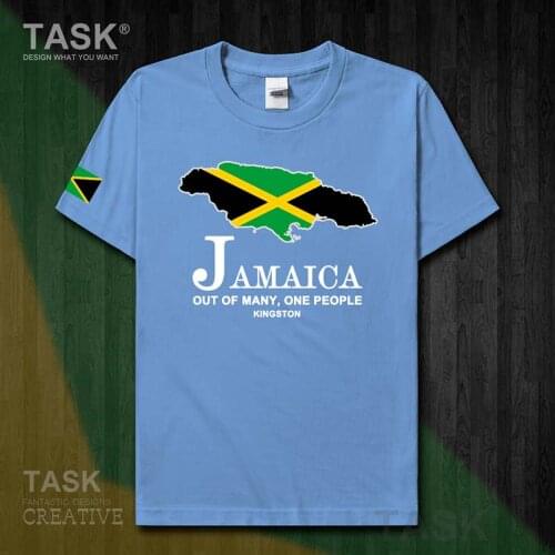Jamaica JAM Kingston mens t shirt new Tops t-shirt Short sleeve clothes sweatshirt national team country jerseys sport casual 50