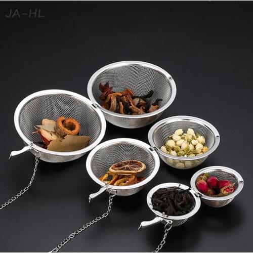 Stainless Tea Infuser Sphere Locking Spice Kitchen Tools Tea Ball Strainer Mesh Infuser Tea Filter Strainers 1 PC