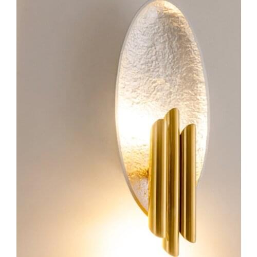 Nordice light gooseneck bed wall lamp blue wall light rope bedroom light corridor living room bedroom wall lamp