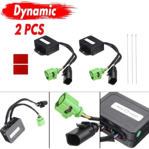 New 1 Pair Semi Dynamic Module Turn Signal LED Turn Signal Lights Cable Wire For Audi A5 8T 2007-2018