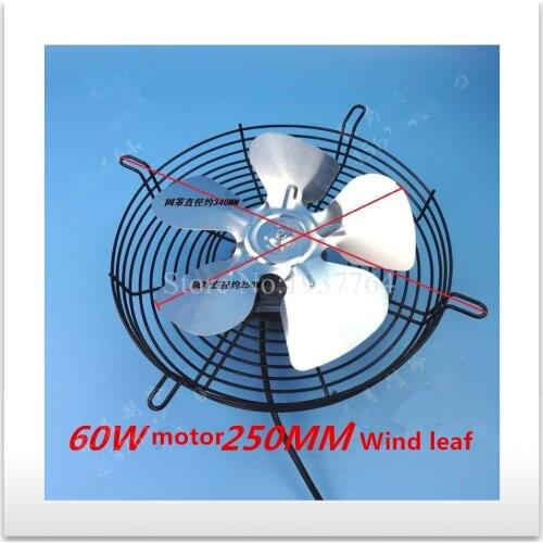 100% new for good working High-quality for 60W 220V Refrigerator motor freezer motor + 25CM aluminum Fan blade