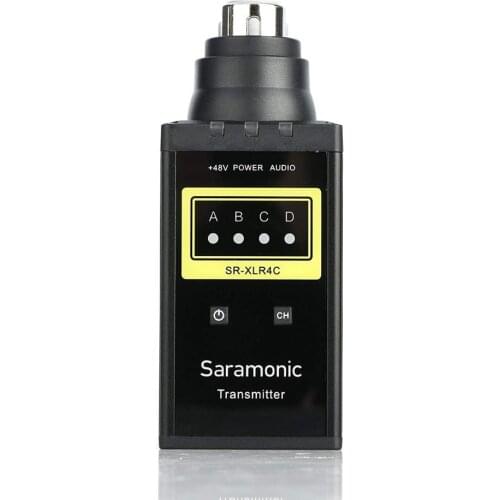 Saramonic SR-XLR4C VHF Wireless XLR Plug-On Microphone Transmitter for SR-WM4C Professional Video Microphone (SR-XLR4C)