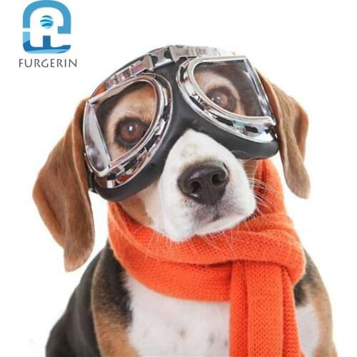FURGERIN Foldable Pet Dog Sun Glasses Medium Large Dogs Pets Accessories Pet Eyewear UV dog sunglasses