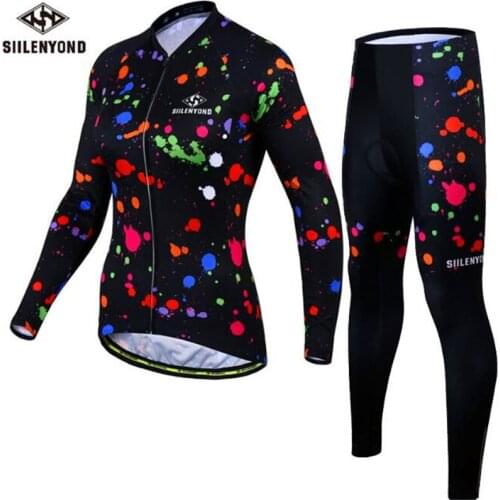High Quality Sunscreen Breathable Wear Long Trousers Outdoor Cycling Sport Wear Full Sleeve Clothing Woman Cycling Sets
