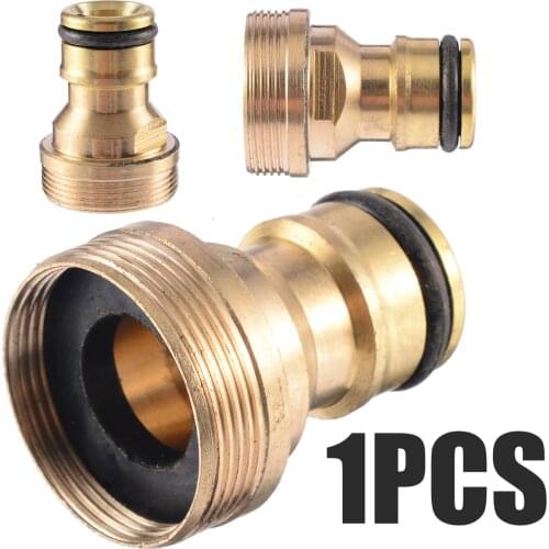 1pc Brass Male Quick Connector Tube Adaptor Garden Water Hose Pipe Tap Spray Nozzle Fitting Garden Outdoor
