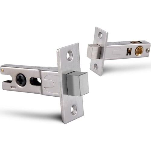 Brand New 1PCS Stainless Steel Mute Door Lock Tongue Entrance Passage Door Lock Bolt Repair Parts Center Distance 45/60/70mm