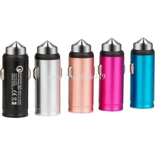 100pcs Quick Charge 3.0 Fast Rapid Charging Car charger adapter 5v 3A 9V 2A for samsung s6 s7 s8 for iphone