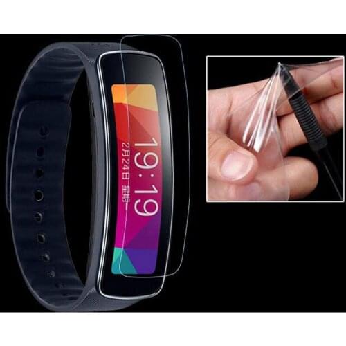 2pieces Anti-scratch Soft TPU Ultra HD Clear Protective Film Guard For Samsung Gear Fit R350 Watch Full Screen Protector Cover