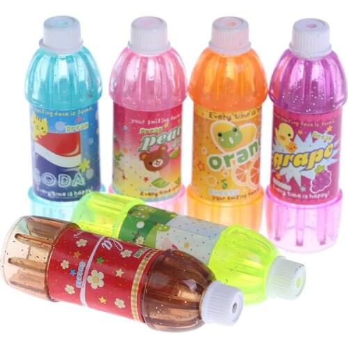 3PCS 1:12 Scale Mini Coke Fruit Juice Dollhouse Miniature Beverage Bottle Soda Drink Pretend Play Food Toy Kitchen Accessories