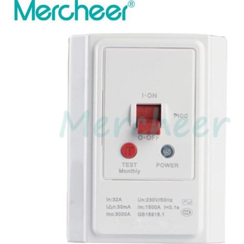 40A 230V Air Conditioner Use Electricity Shock Proof Surge Protection Leakage Proection Socket