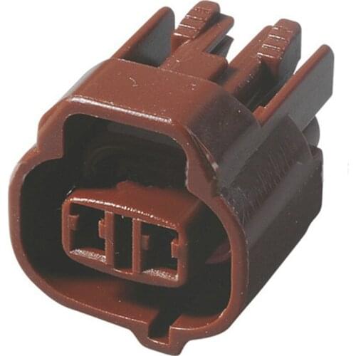 5/10/20/50/100/200sets 2Pin auto brown female fuel Injector plug wiring Connector 6189-0033