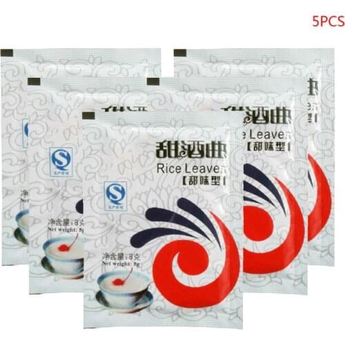 5 Packs Chinese Sweet Rice Wine Fermentation Starter Leaven Powder Making Home concentrated koji For Kitchen