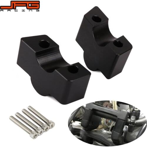 Motorcycle Aluminum Handlebar Extension Riser Mount Lifting Clamp For KAWASAKI ER6N ER-6F ER6F 2012-2016 Z650 2017