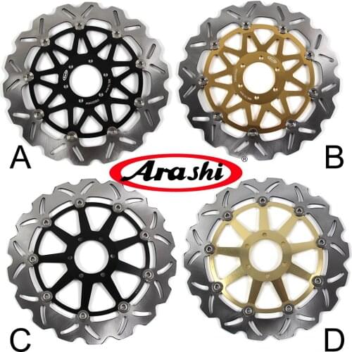 ARASHI For MOTO GUZZI BREVA 1100 2005-2007 CNC Front Brake Rotors Brake Disc 2005 2006 2007 GRISO BREVA 850 V10 CENTAURO