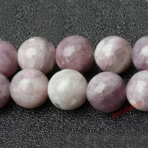 Free Shipping Free Shipping Natural Stone Violet Lilac Jaspe Beads In Loose 15" Strand 4 6 8 10 12 MM Pick Size For Jewelry diy