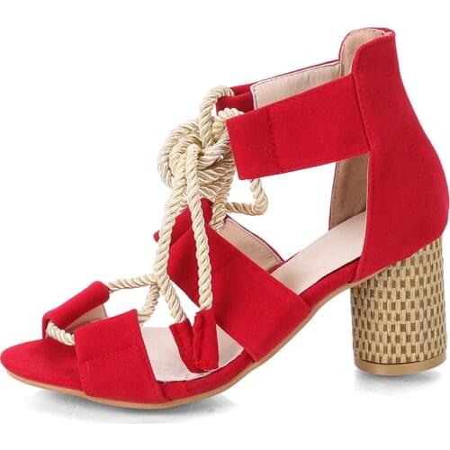 New style high heels ladies European and American high heel platform fish mouth sandals large size