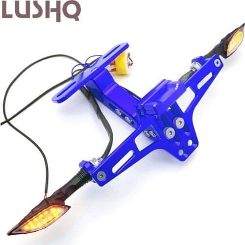 License Plate Holder Motorcycle Accessories For YAMAHA blaster drag star 400 fz6s r6 2005 r6 2018 bws 125 xt660x r25 fz1