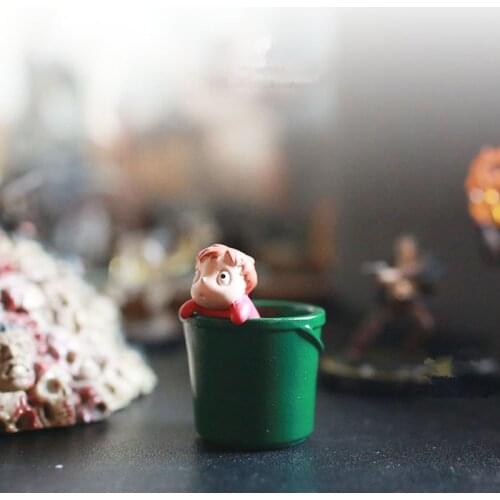 Ponyo on the Cliff anime action figure prefect quality ponyo in the bucket children toys home decoration
