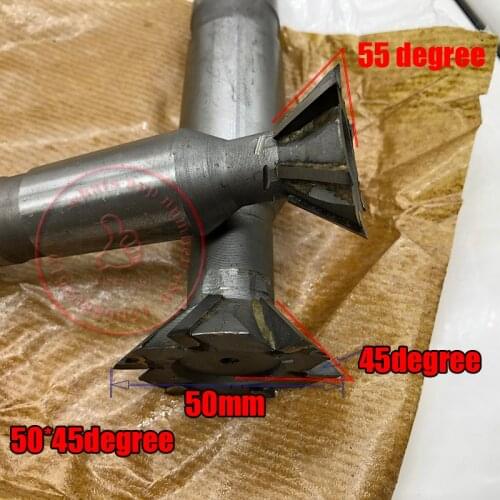 Insert alloy taper shank dovetail groove milling cutter dovetail cutter 16, 20, 25, 30, 50-150, 45 degrees 55/60 degrees