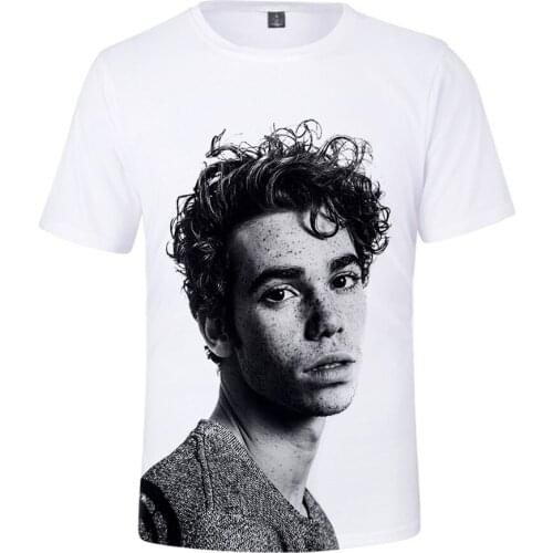 Hot Sale Singer Cameron Boyce 3D Printing Tshirt Men And Women Summer Casual Streetwear Hip Hop Fashion Harajuku Oversize Tops