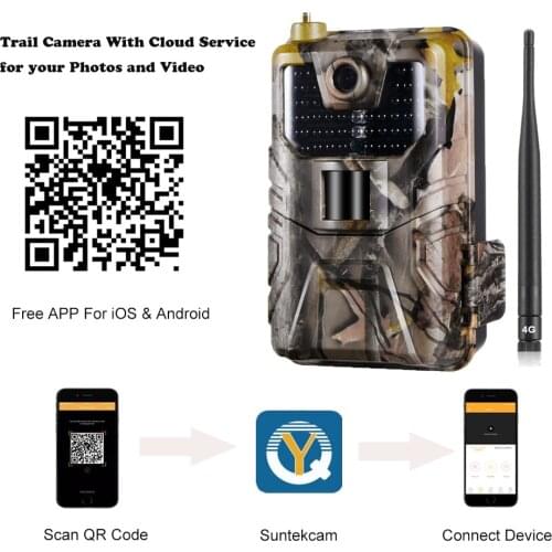 Suntekcam Trail Camera 20MP 1080P Game Camera Motion Activated Night Infrared Vision IP66 Waterproof Outdoor Scouting Wildlife