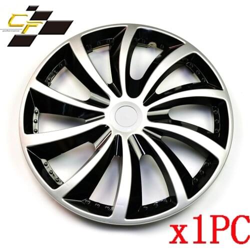 1 Piece Universal 14" 390mm Wheel Hub Cap Cover R14 Rim Center Cover 10 Wheel Spoke Clip on Hubcap Car Accessories Decoration