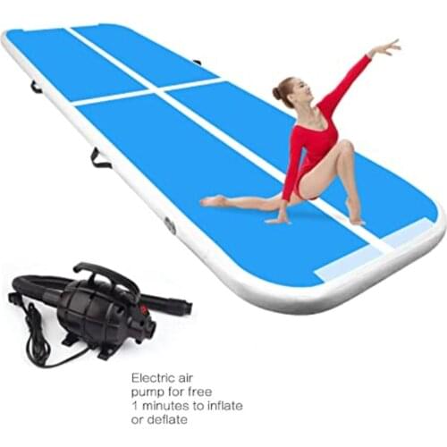 3m 4m 5m 6m Inflatable Track Gymnastics Mattress Yoga Tumbling wrestling Yogo Gym Tumble Airtrack Floor With Electric Air Pump