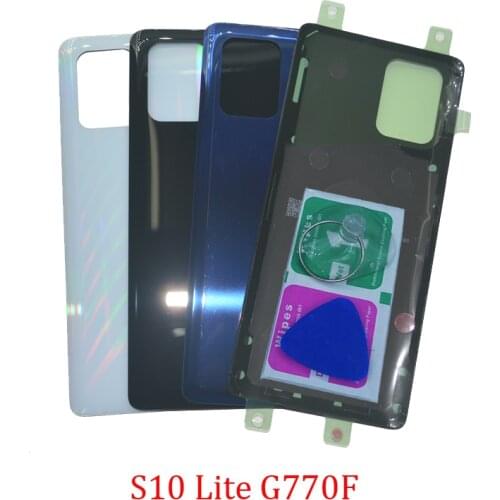 New Back Cover Panel For Samsung Galaxy S10 Lite G770F G770F/DS Original Phone Chassis Rear Cover Battery Door Case Part + Tools