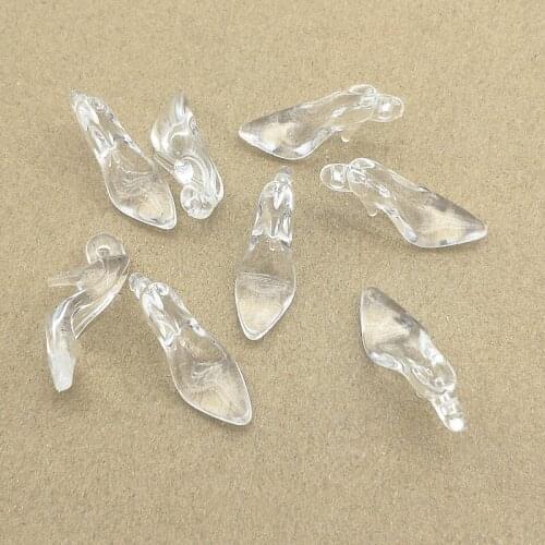 New Arrival! 37x12mm 270pcs Clear Acrylic High heels Beads for Handmade Necklace Earring DIY Parts,Jewelry Findings & Components