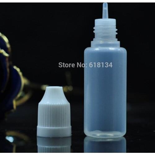 Wholesale free shipping 15ml 2500/lot clear PE bottle, plastic bottle, dropper bottle