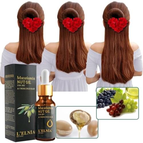 Nut Oil Hair Loss Product Authentic 100% Essence Treatment For Men And Women Dry and Damaged Hairs Nutrition Powerful Hair Care