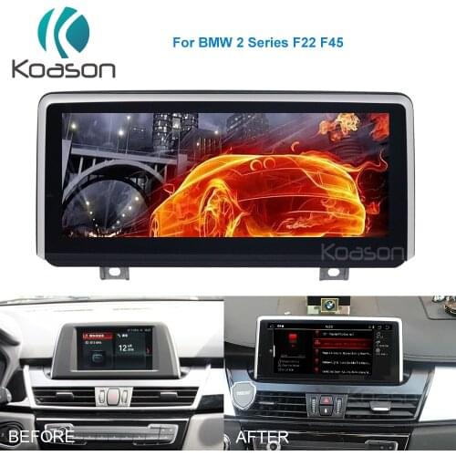 Qualcomm 8.8"HD Android 10.0 Auto Video Audio GPS Navigation for BMW 2Series F22 F45 2014-2018 Car multimedia player carplay