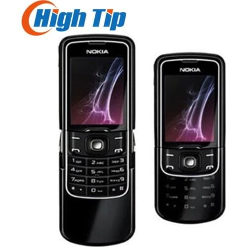 Unlocked Original Nokia 8600 Luna Mobile cell phone english russian keyboard&language Singapore post Free shipping
