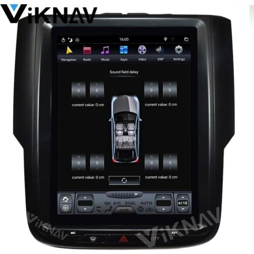 Android System vertical screen Car GPS Navigation For Dodge RAM 2014-2018 Multimedia DVD Player support carplay
