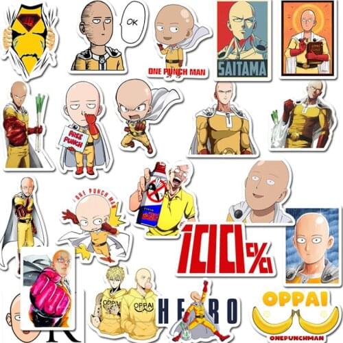 49pcs/pack cute animation ONE PUNCH MAN sticker scrapbooking stickers decor Label Diary Album Stickers Classic Toys gift