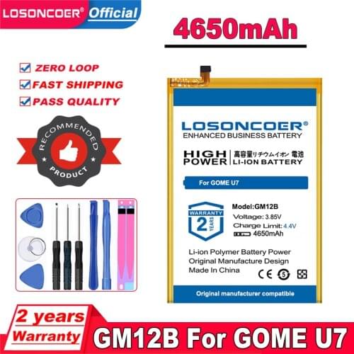 Top Brand 100% New 3600mAh~4200mAh GM12B 2017M95A Battery For GOME U7 U7mini U7 mini Mobile Phone Battery