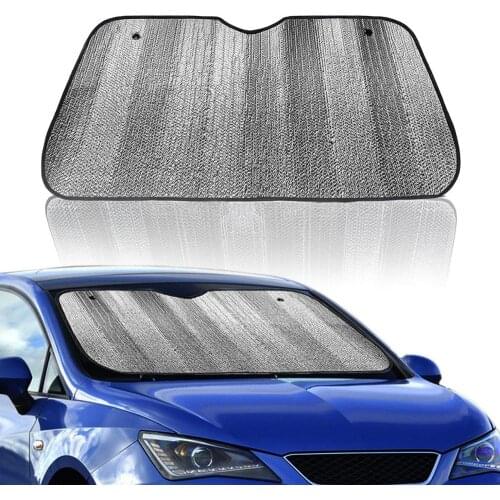 Universal Foldable Car Visor Cover Front Rear Block Window Windshield Sunshade Reflective Sun Visor UV Ray Reflector Windshie
