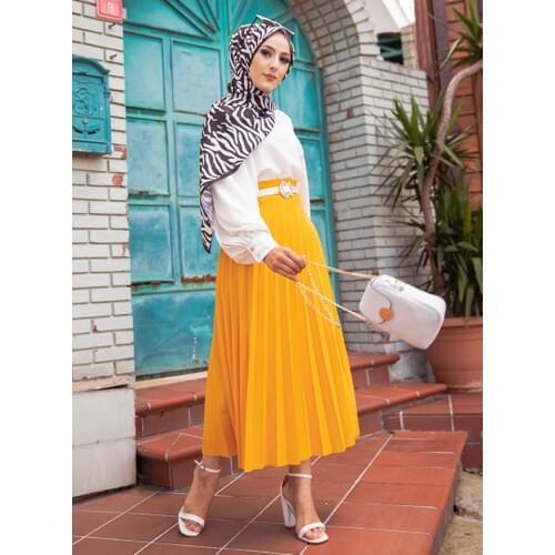 Women Piliseli Skirt-Mustard