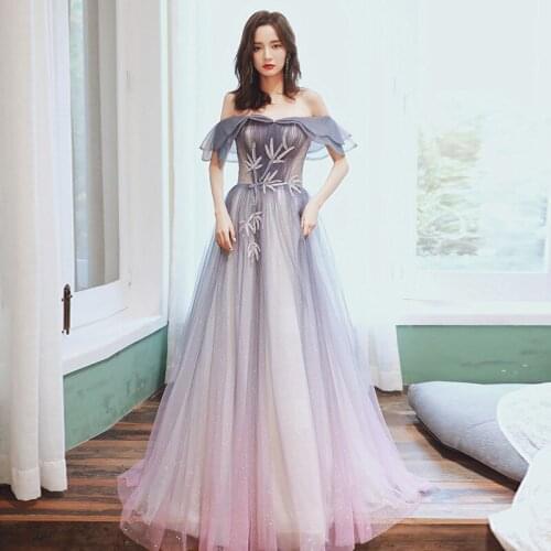 Embroidery Off Shoulder Female 2020 Fashion Sequins Long Style Dress Woman Spring Summer Sexy Beach Maxi Mesh Dresses